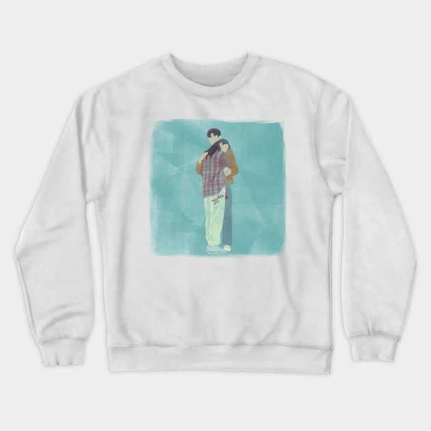 Happiness FANART 02 Crewneck Sweatshirt by Giullia - Yeppeunyeppeun Art